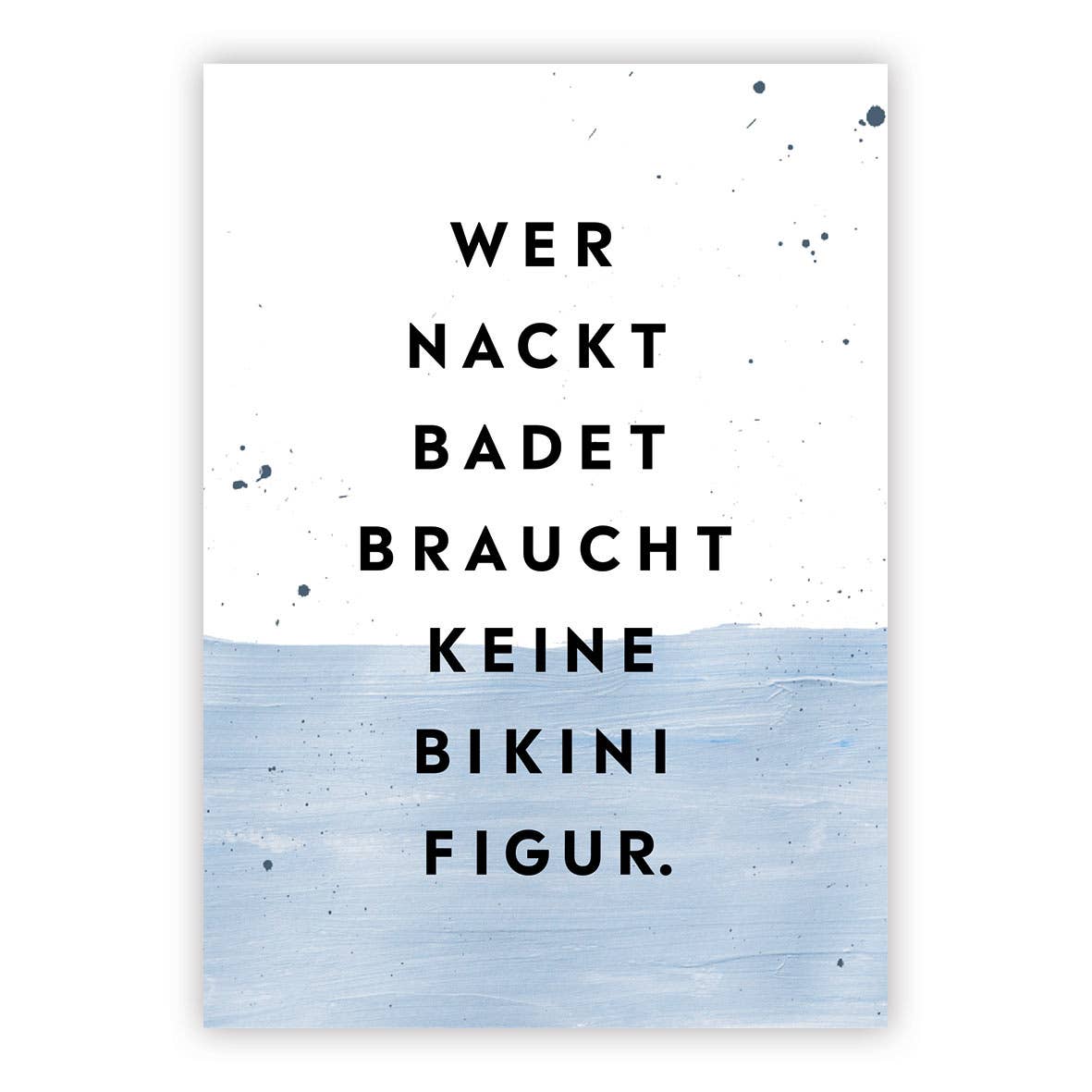 Bikinifigur Postcard