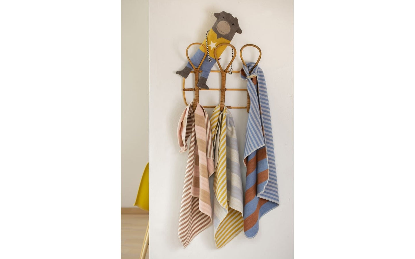 JUWEL Babydecke Streifen Toffee 70x90