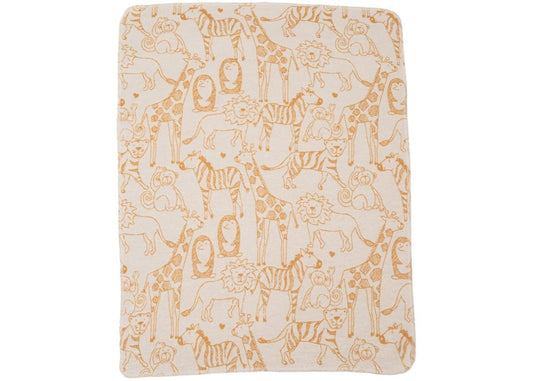 JUWEL Babydecke Safari gelb