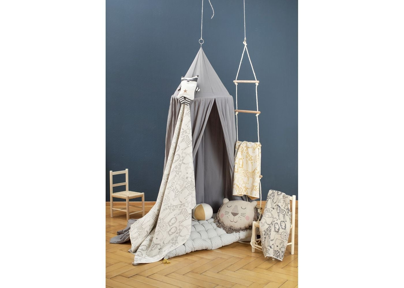 JUWEL Babydecke Safari gelb