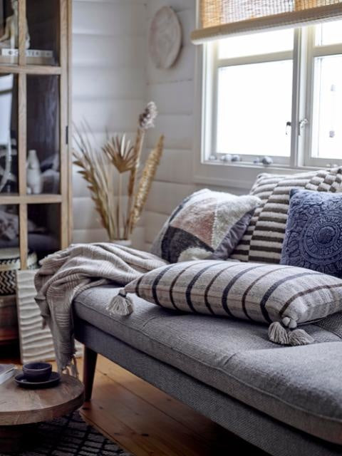 Ghina Throw Beige Nature Recycled Cotton