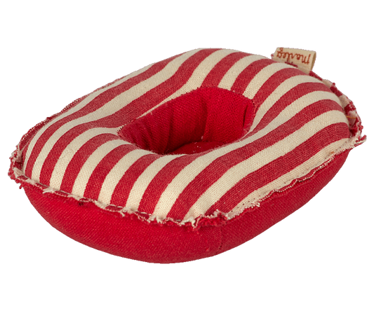 Rubber Boat Small Mouse Red Stripe