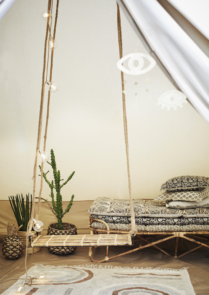 Tufted Cotton Rug Stone