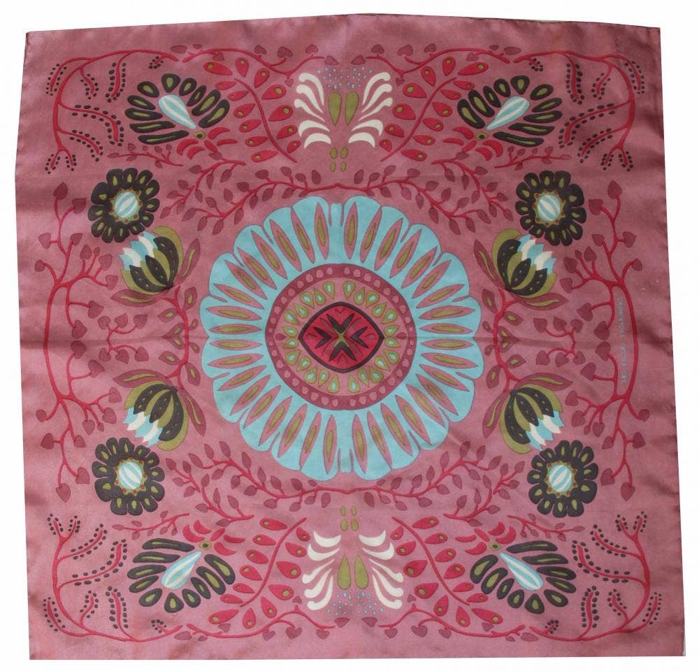 Mini Silk Scarf Marushka in Pink