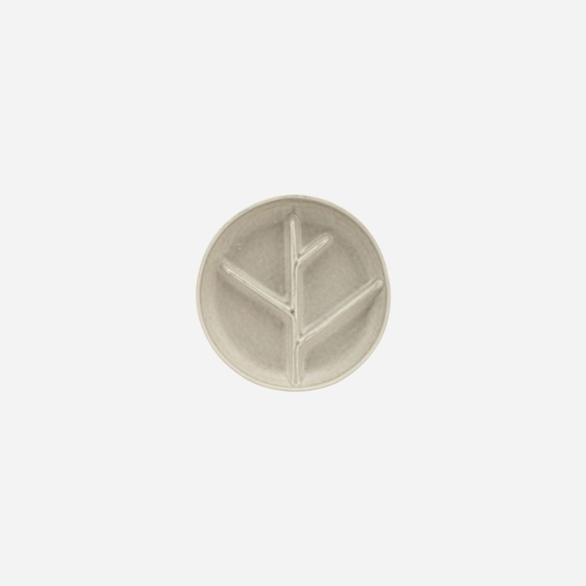 Grey ceramic plate with branch design, einzigartig Wohndeko for individueller Stil and Lieblingsstücke für dein Zuhause. - Plate Branch grey