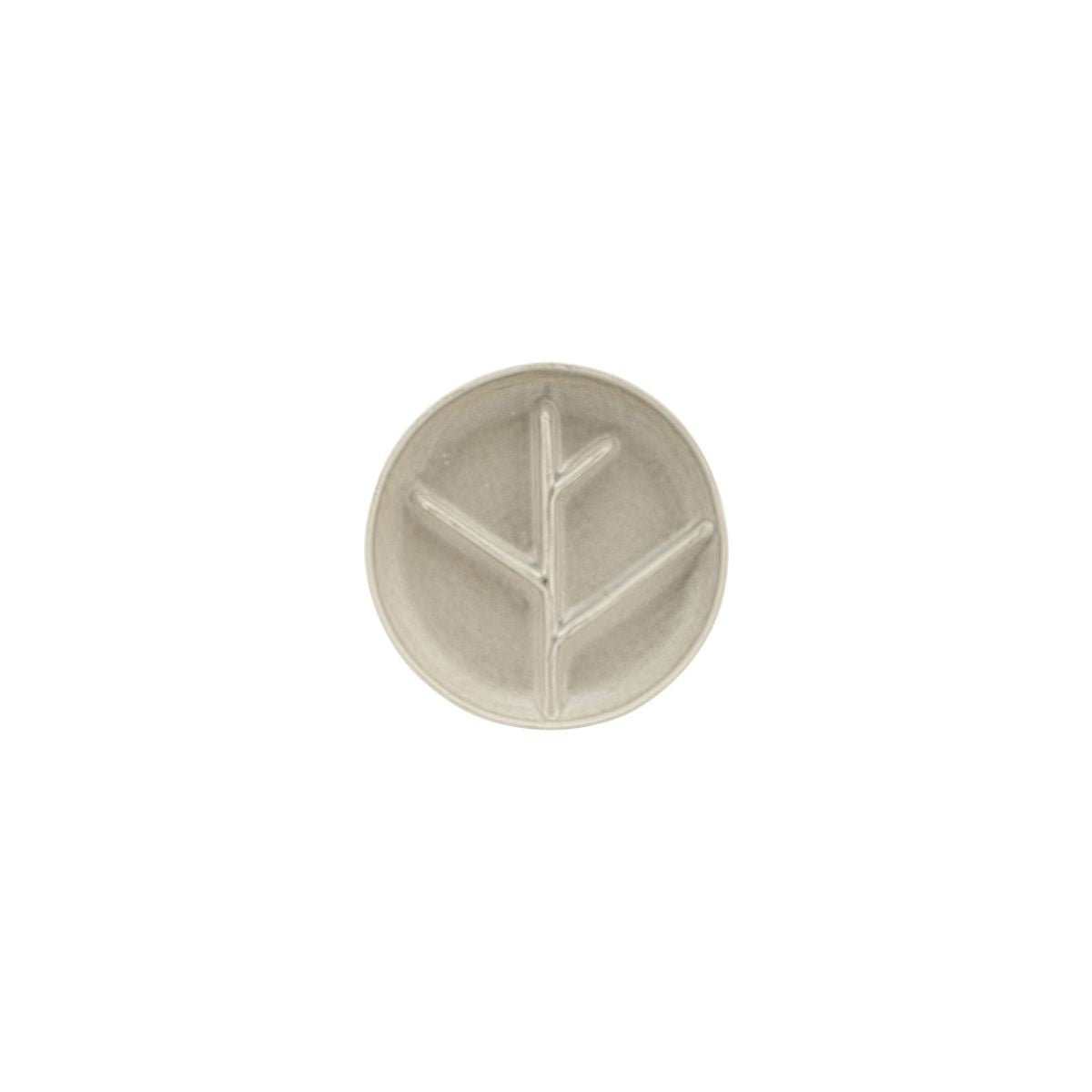 Round grey ceramic plate with raised branch design, einzigartig Wohndeko for individueller Stil and Lieblingsstücke für dein . - Plate Branch grey