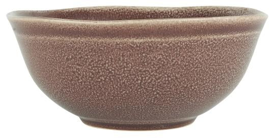 Textured plum ceramic bowl with subtle speckled finish, unique Wohndeko for individueller Stil and Lieblingsstücke für dein. - Müslischale Plum Dunes