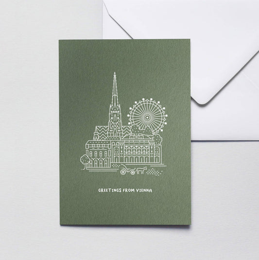Greeting Card Vienna
