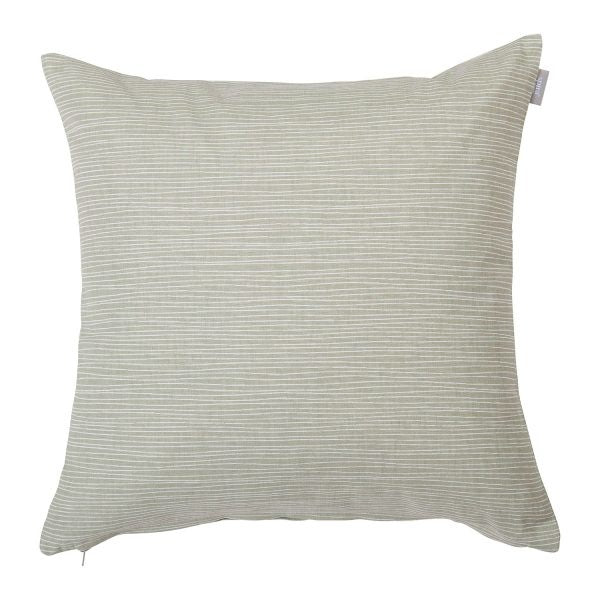Linen cushion cover with subtle horizontal stripes, einzigartig Wohndeko for individueller Stil and Lieblingsstücke für dein . - LINE Cushion Cover linen