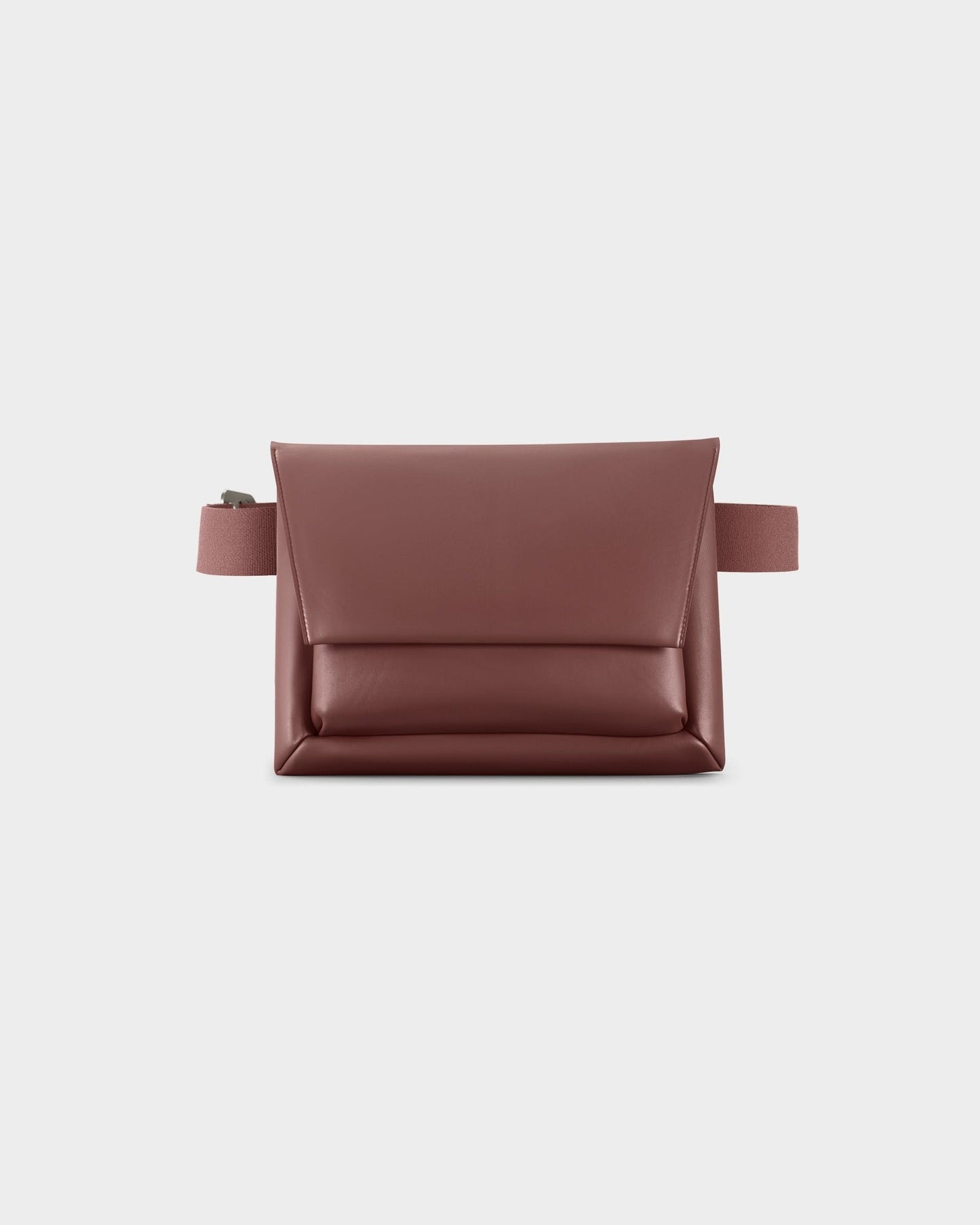 Future Leather Kangaroo Belt Bag Regular Burgundy