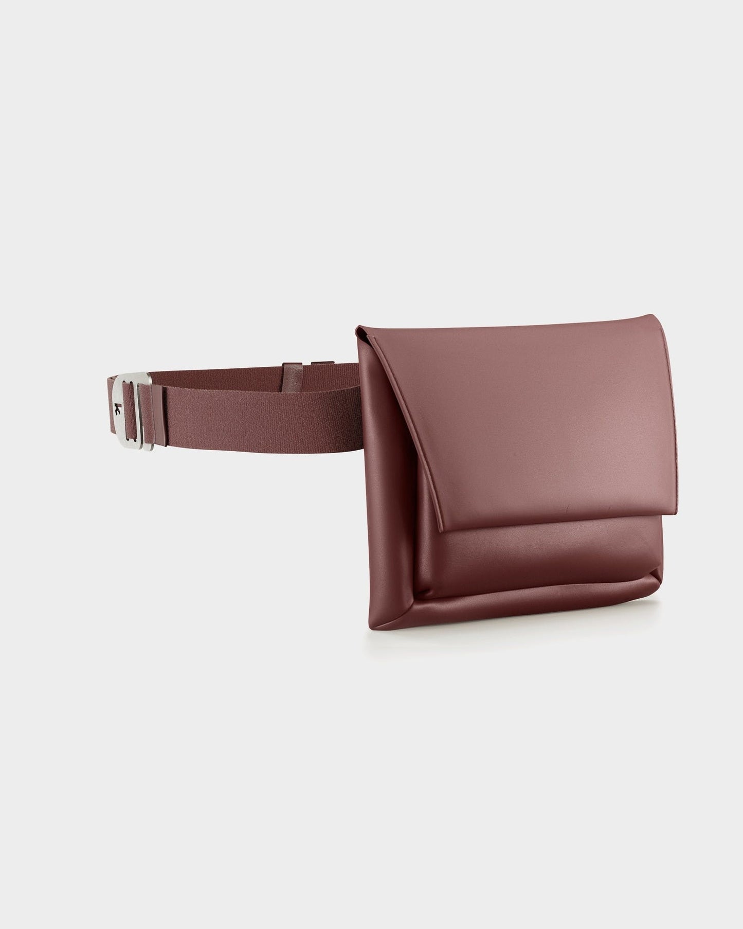 Future Leather Kangaroo Belt Bag Regular Burgundy