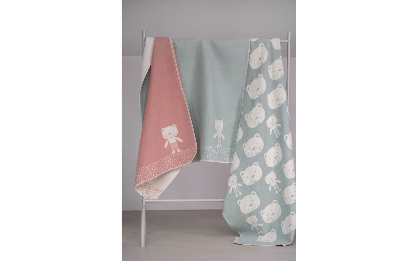 JUWEL Kinderdecke Bär mint
