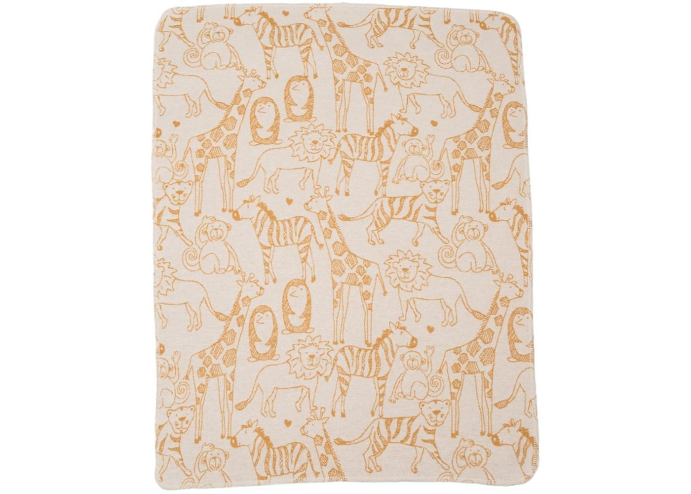 JUWEL Babydecke Safari gelb