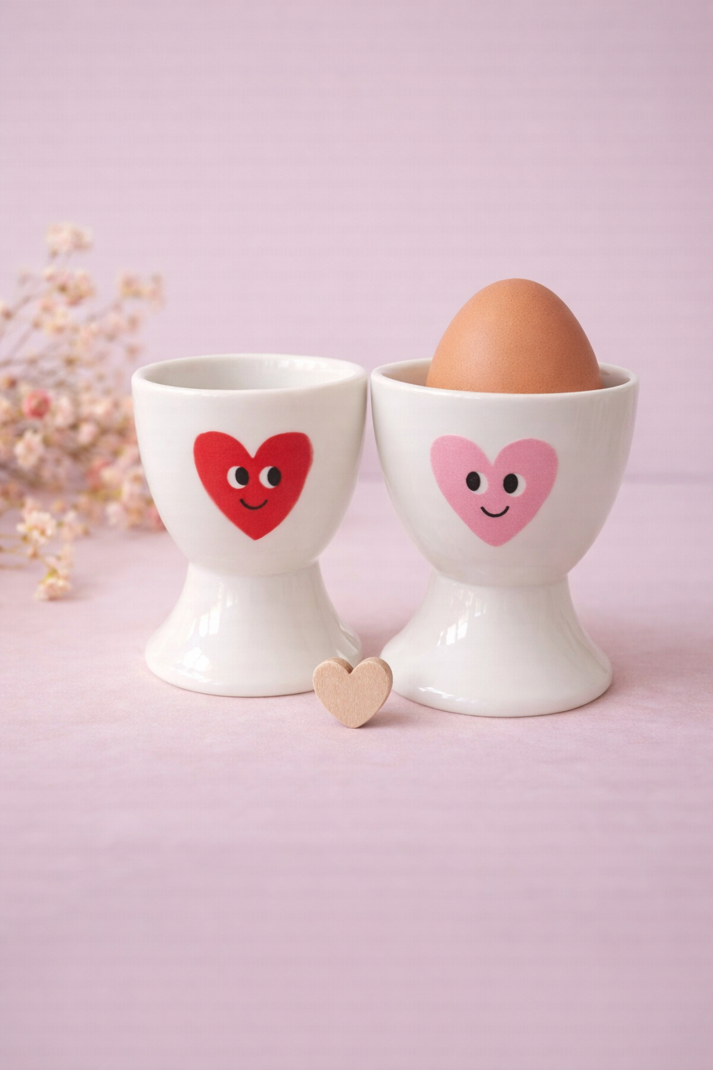 Duo Eierbecher - VDuo Eierbecher Herzen, Set of 2