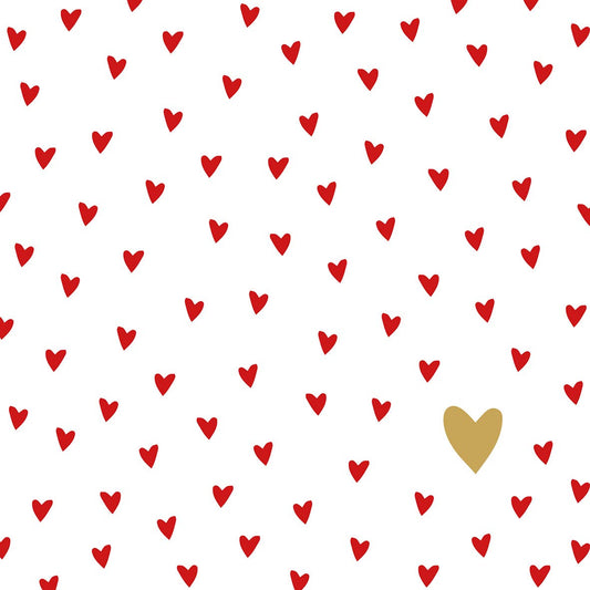 Papierservietten Little Hearts 25x25