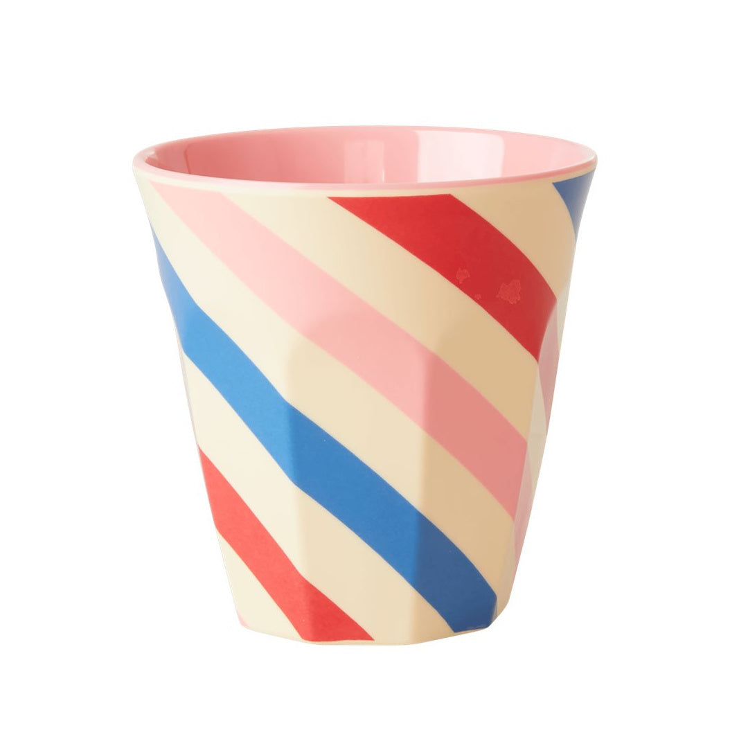 Melamine Cup Candy Stripes