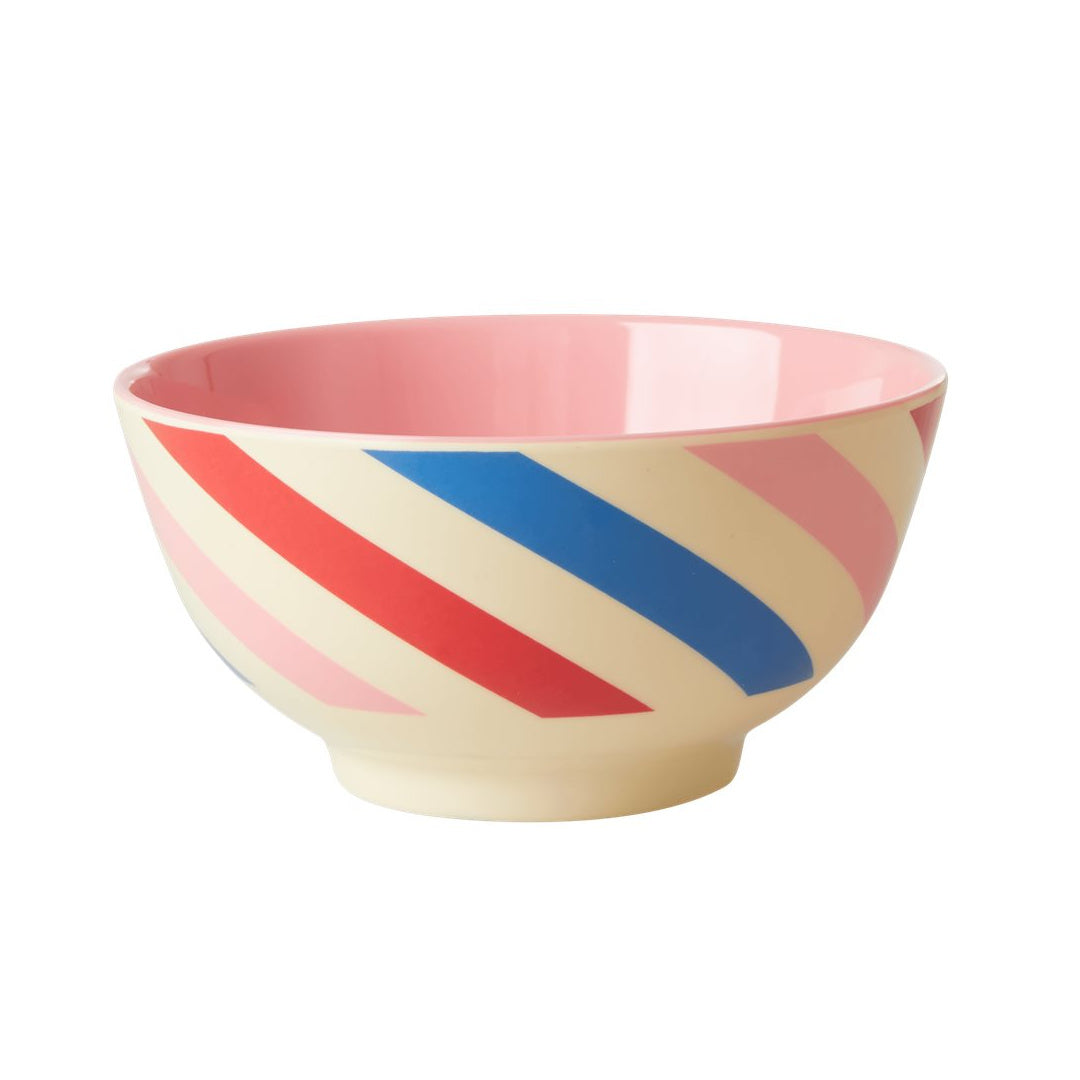 Melamine Bowl small Candy Stripes