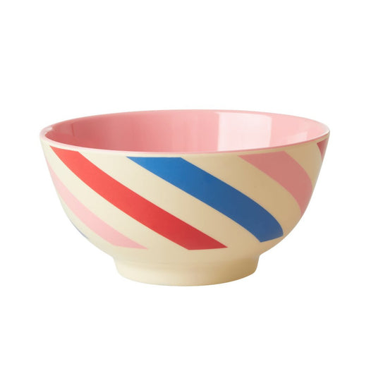 Melamine Bowl small Candy Stripes