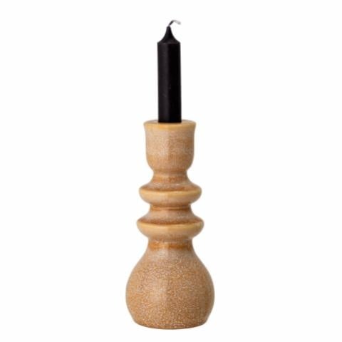 Emie Candlestick mustard D:8 H:19
