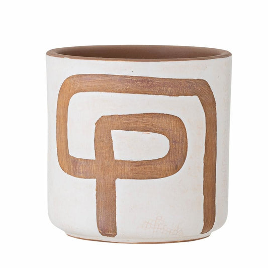 Lelou Deco Flowerpot, Nature Teracotta