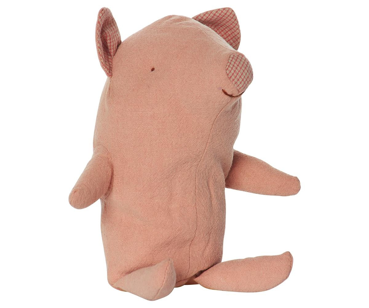 Plush pink pig truffle with textured ears and snout, einzigartig Wohndeko for individueller Stil and Lieblingsstücke für. - Pig Truffle Baby