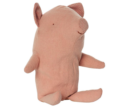 Plush pink pig truffle with textured ears and snout, einzigartig Wohndeko for individueller Stil and Lieblingsstücke für. - Pig Truffle Baby
