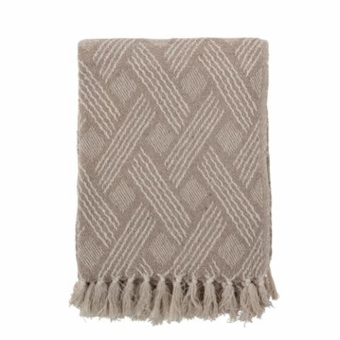 Ghina Throw Beige Nature Recycled Cotton