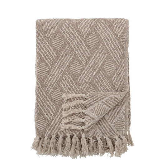 Ghina Throw Beige Nature Recycled Cotton