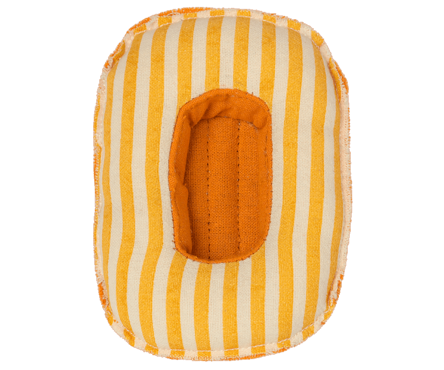 Rubber Boat Small Mouse Yellow Stripe