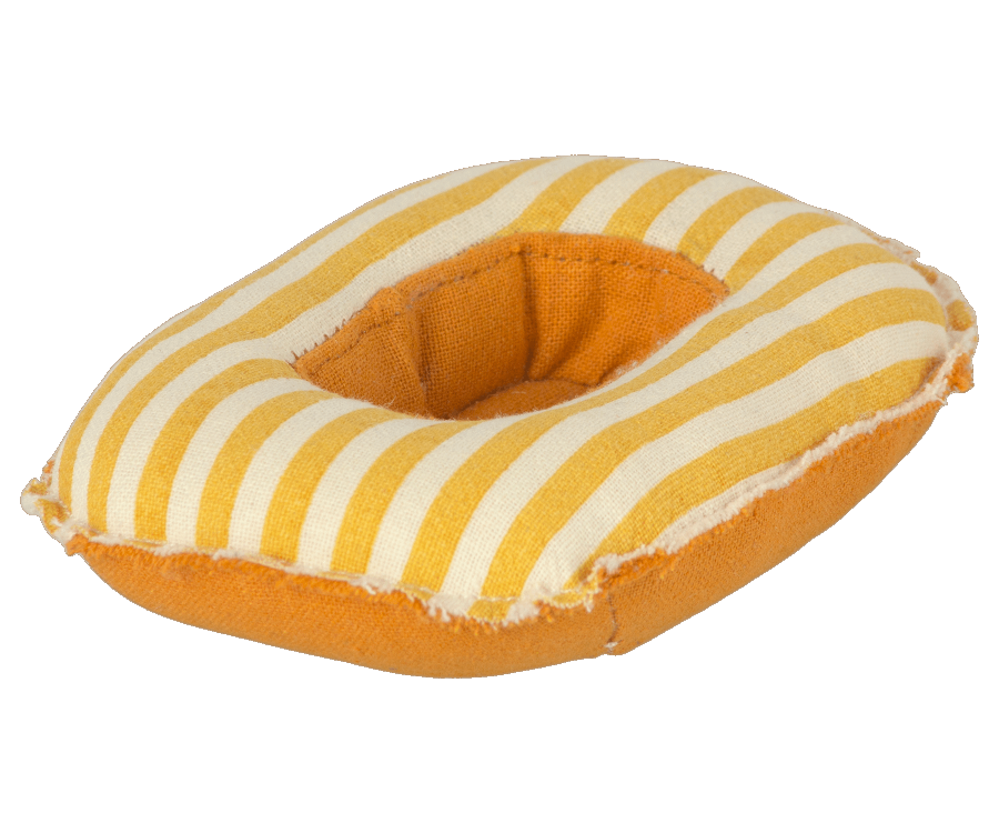 Rubber Boat Small Mouse Yellow Stripe