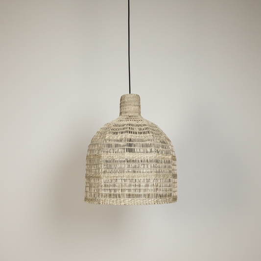 Boho-style Lampenschirm Rami Natural pendant with unique woven seagrass design for individueller Stil and Lieblingsstücke. - Lampenschirm Rami Natural
