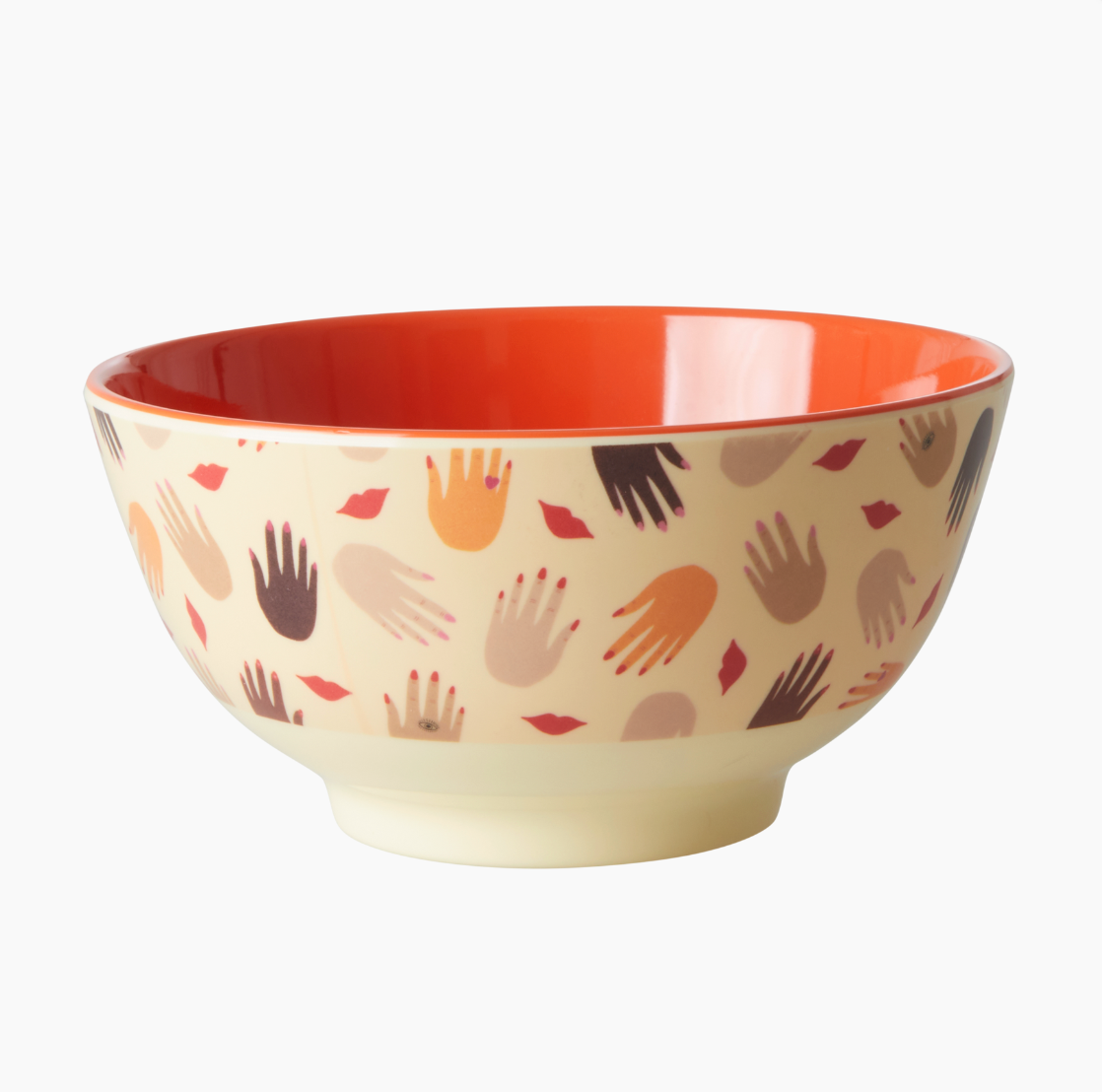 Melamine Bowl Hands and Kisses