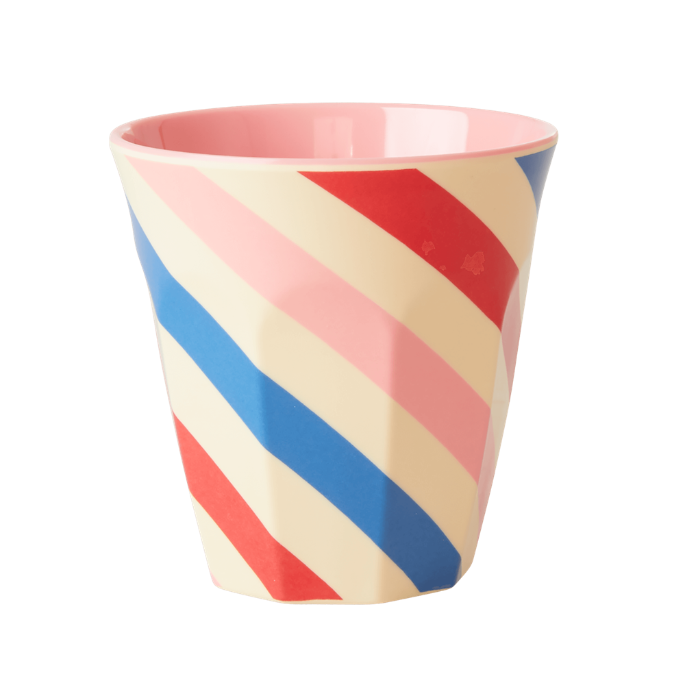 Melamine Cup Candy Stripes