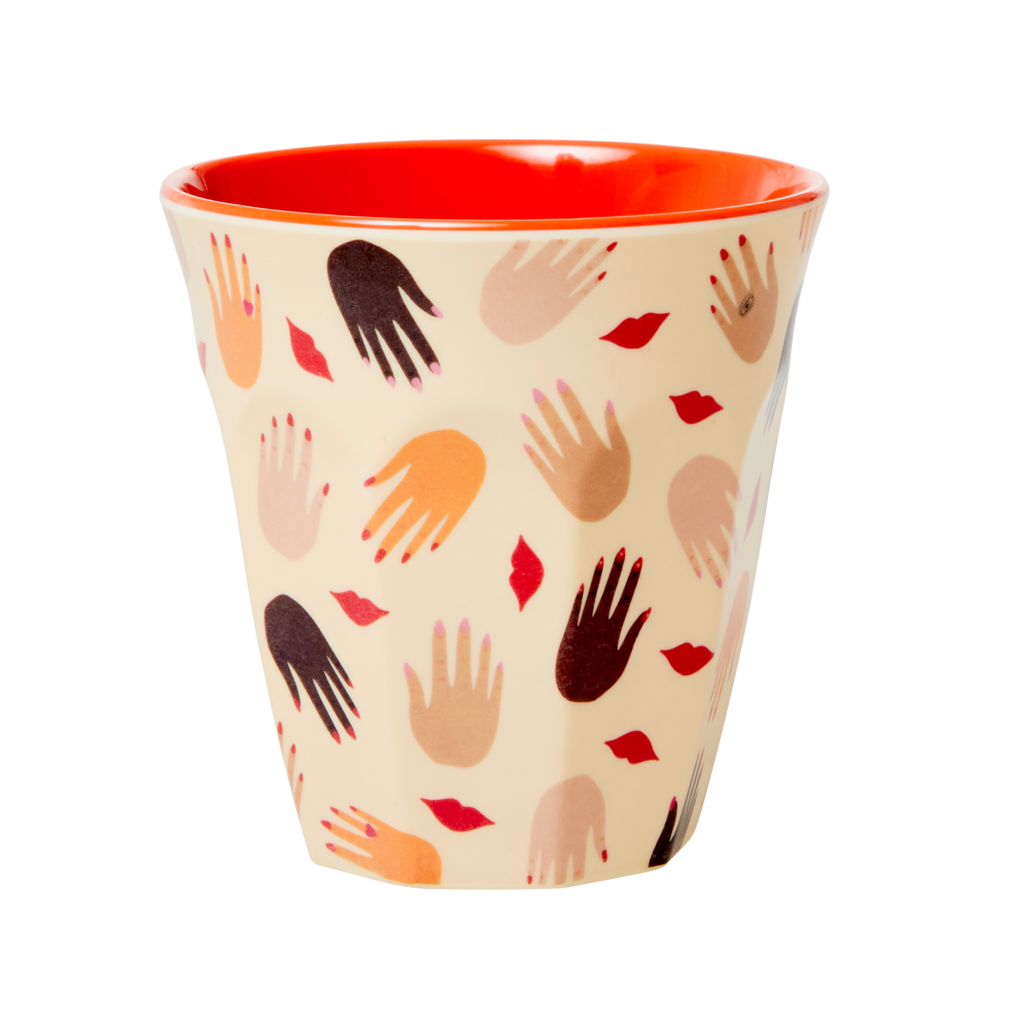 Melamine Cup Hands and Kisses