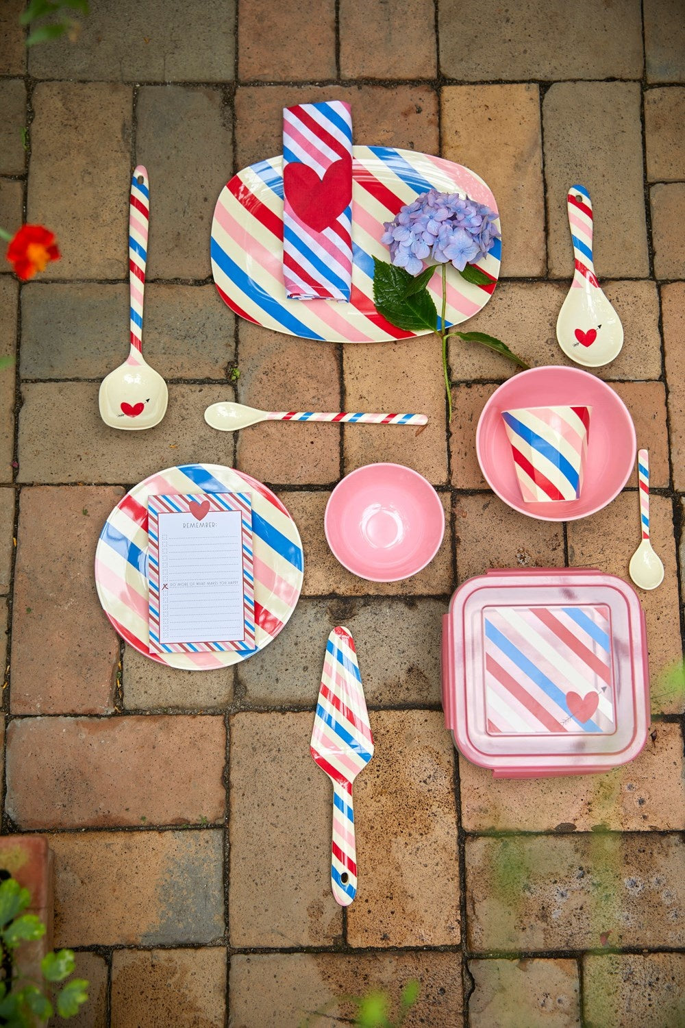 Melamine Cup Candy Stripes